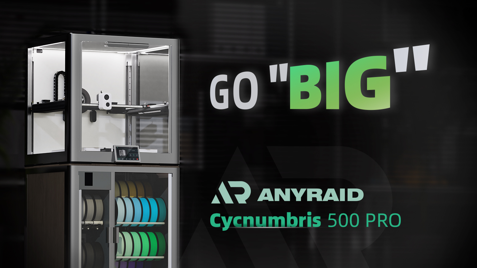 ANYRAID Cycnumbris 500 Pro大尺寸3D打印机