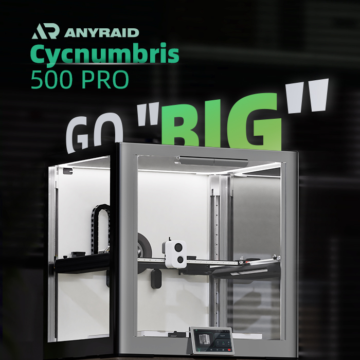 ANYRAID Cycnumbris 500 Pro大尺寸3D打印机